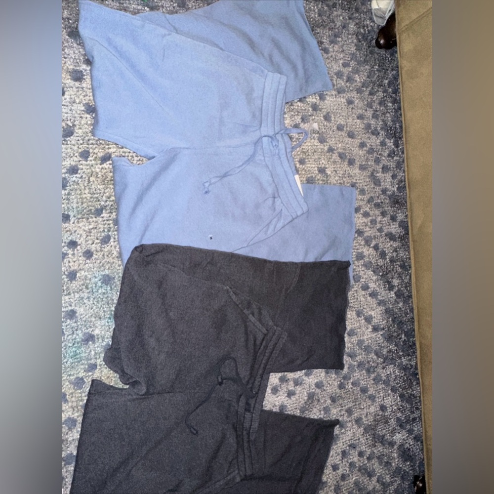 Lot 2 American Eagle 90’s wide leg mid weight sweatpants sz medium EUC/NWT